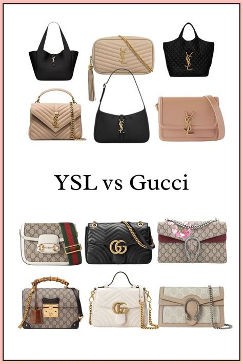 is gucci or ysl more expensive|YSL vs Gucci crossbody bag.